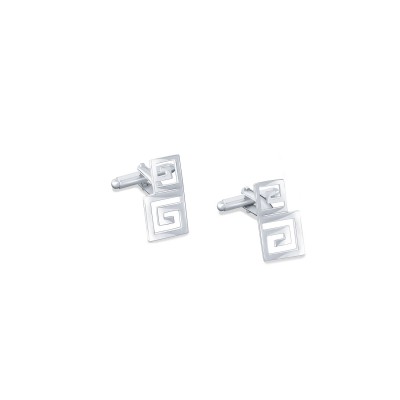 Meander Cufflinks,  925° Sterling Silver, Women's