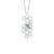 Honey Bee "Spiga": 14K White Gold Chain, Length: 70 cm  | 29.5"  