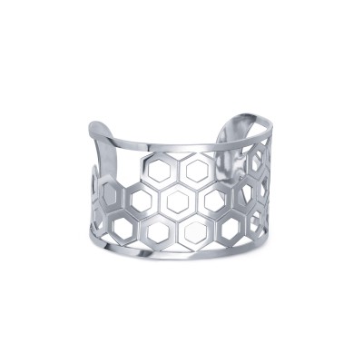 Honey Bee Cuff Bracelet, 925° Sterling Silver