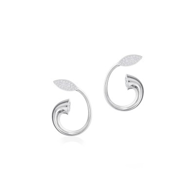 Horn of Plenty Stud Earrings, 925° Sterling Silver 