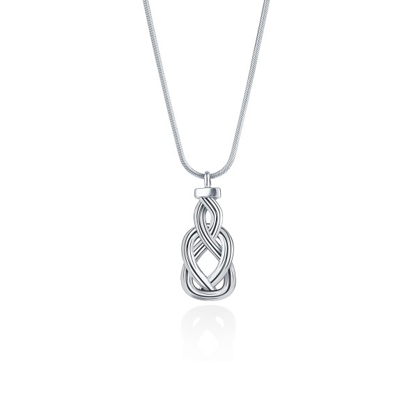 Knot of Hercules Pendant, Oxidized 925° Sterling Silver