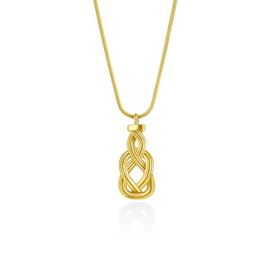 Knot of Hercules Pendant, Yellow Gold Plated 925° Sterling Silver