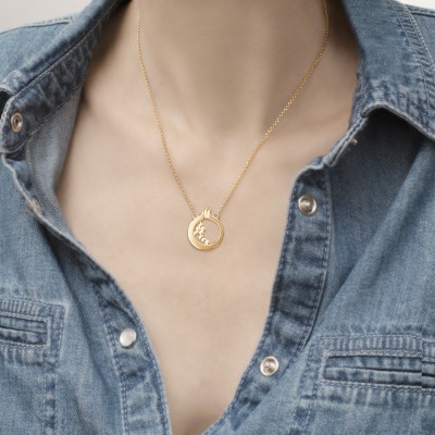 Pomegranate Necklace, 18K Yellow Gold, Small