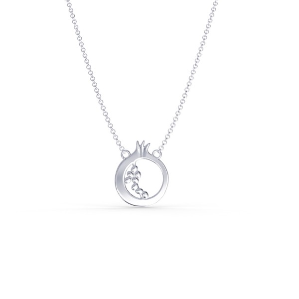 Pomegranate Necklace, 925° Sterling Silver, Small