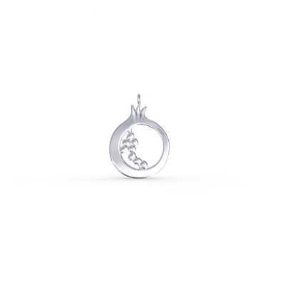 Pomegranate Pendant, 925° Sterling Silver, Medium