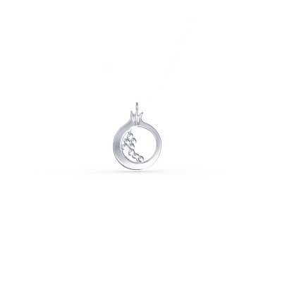 Pomegranate Pendant, 925° Sterling Silver, Small 