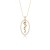 Fidi Chain in Yellow Gold Plated 925° Sterling Silver, 70 - 75 cm | 27.5 - 29.5 in, adjustable length   