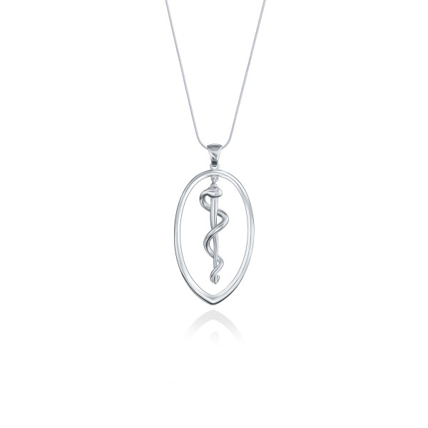 "Fidi": 14K White Gold Chain, Length: 70 cm  | 29.5"  