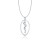 "Spiga":  925° Sterling Silver, Length: 70 - 75 cm | 27.5 - 29.5 in, adjustable   