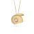 Spiral Spiga in Yellow Gold Plated 925° Sterling Silver, 70 - 75 cm | 27.5 - 29.5 in, adjustable   