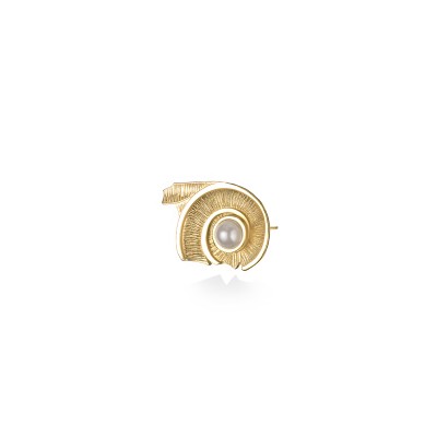 Spiral of Life Stud Earrings, 14K Yellow Gold