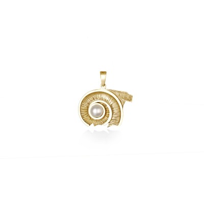 Spiral of Life Pendant, 14K Yellow Gold