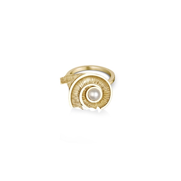 Spiral of Life Ring, 14K Yellow Gold 