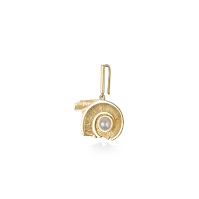 Spiral of Life Drop Earrings, 14K Yellow Gold