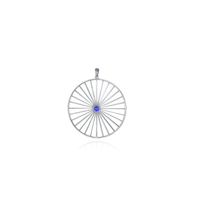 Wheel of Fortune Pendant, 925° Sterling Silver, Large