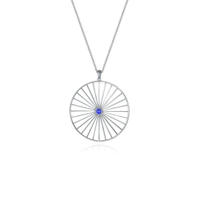 Wheel of Fortune Pendant, 925° Sterling Silver, Large